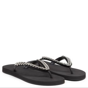 giuseppe zanotti mens flip flops